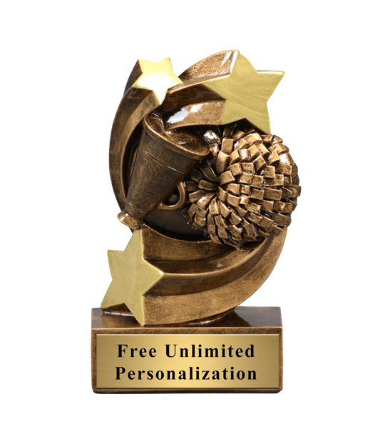 Star Swirl Cheer Trophies