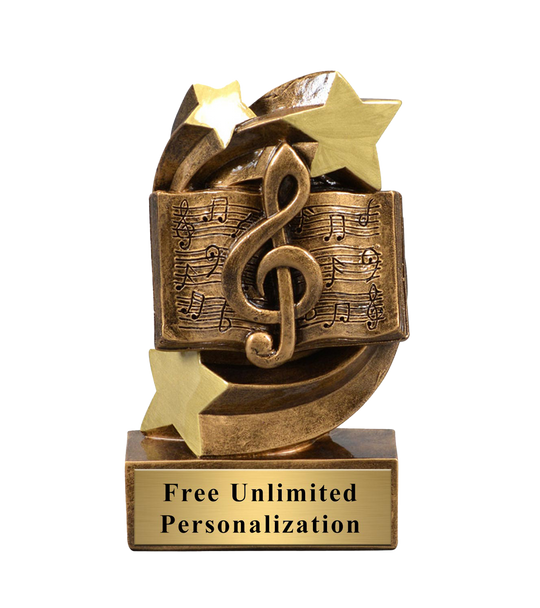 Star Swirl Music Trophy