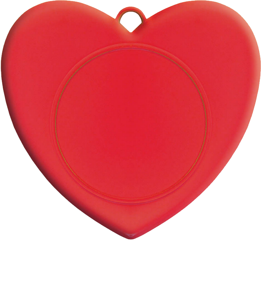 Red Valentine’s Day Heart Medal