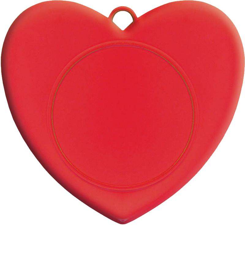 Red Valentine’s Day Heart Medal