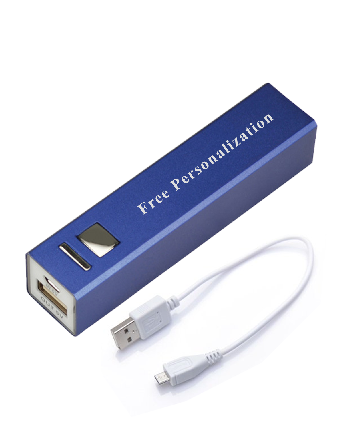 Blue Custom Cell Phone Charging Bank