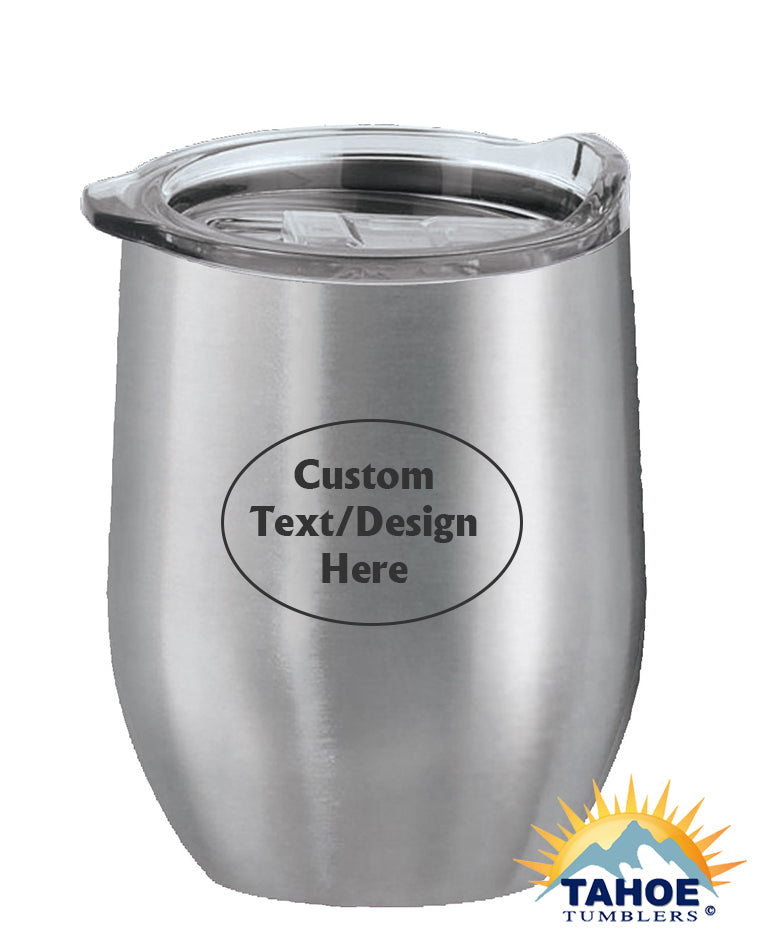 Stainless Steel 16 oz Insulated Custom Wine Tumbler - Tahoe