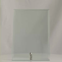 Laser Engraved Standing Glass Plaque