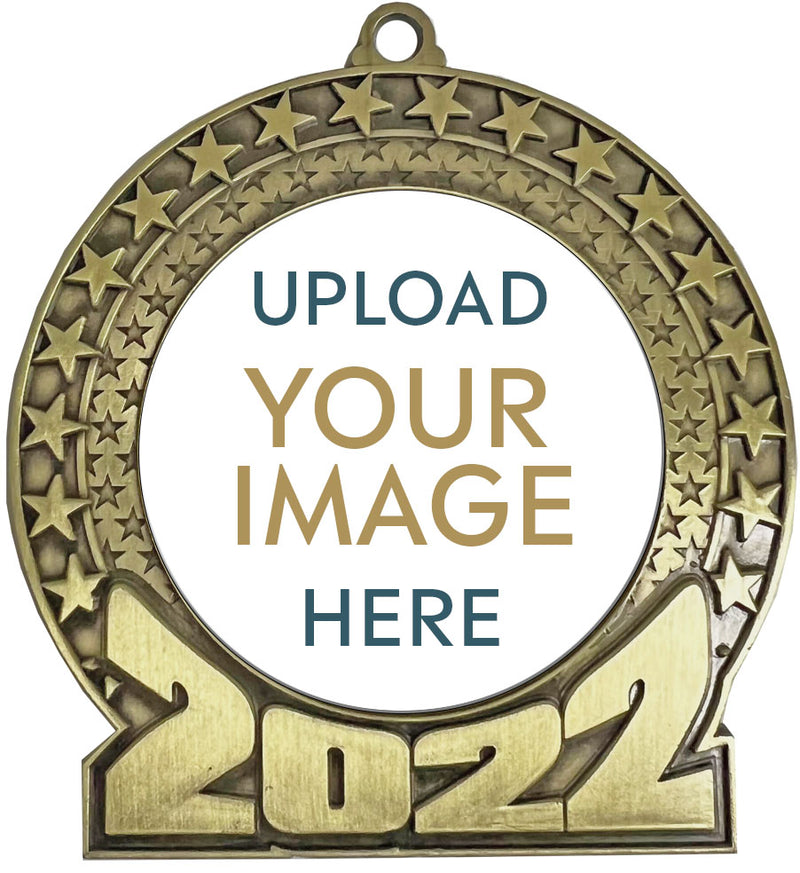 Gold 2022 Custom Insert Medal