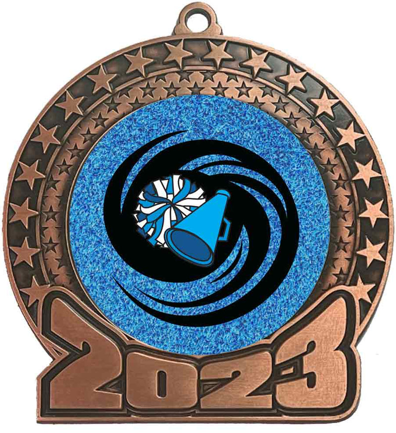 2023 Cheer Bronze Insert Medal