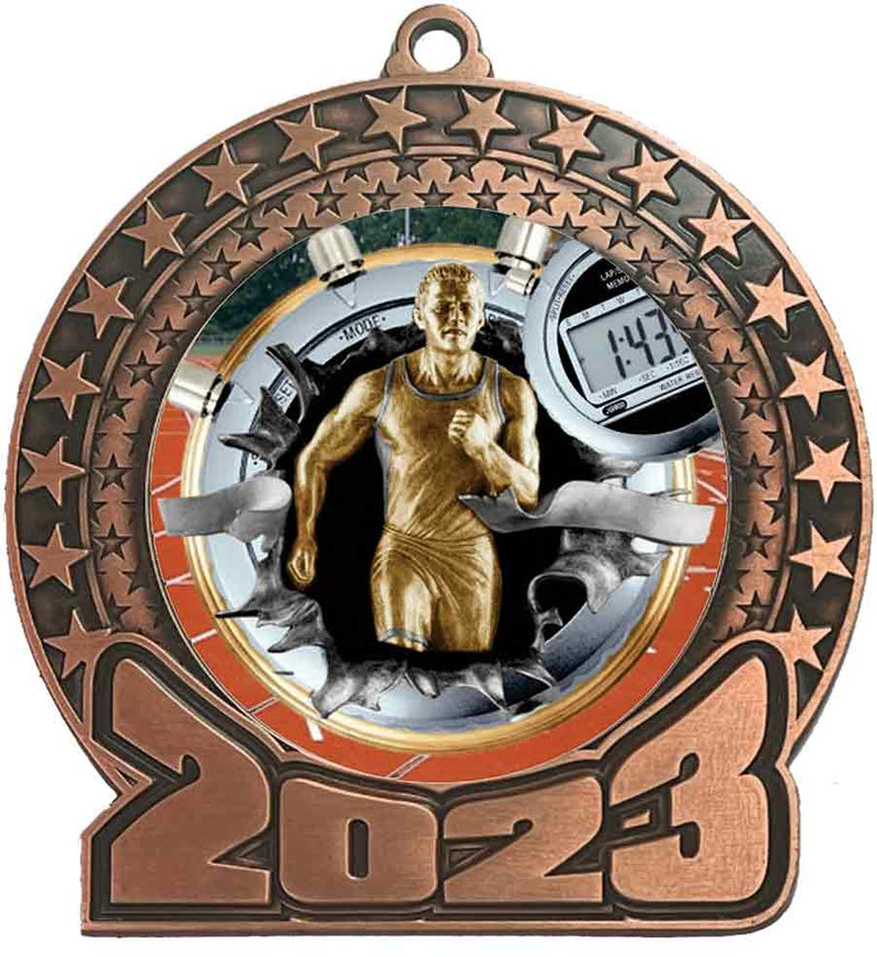 2023 Track Bronze Insert Medal
