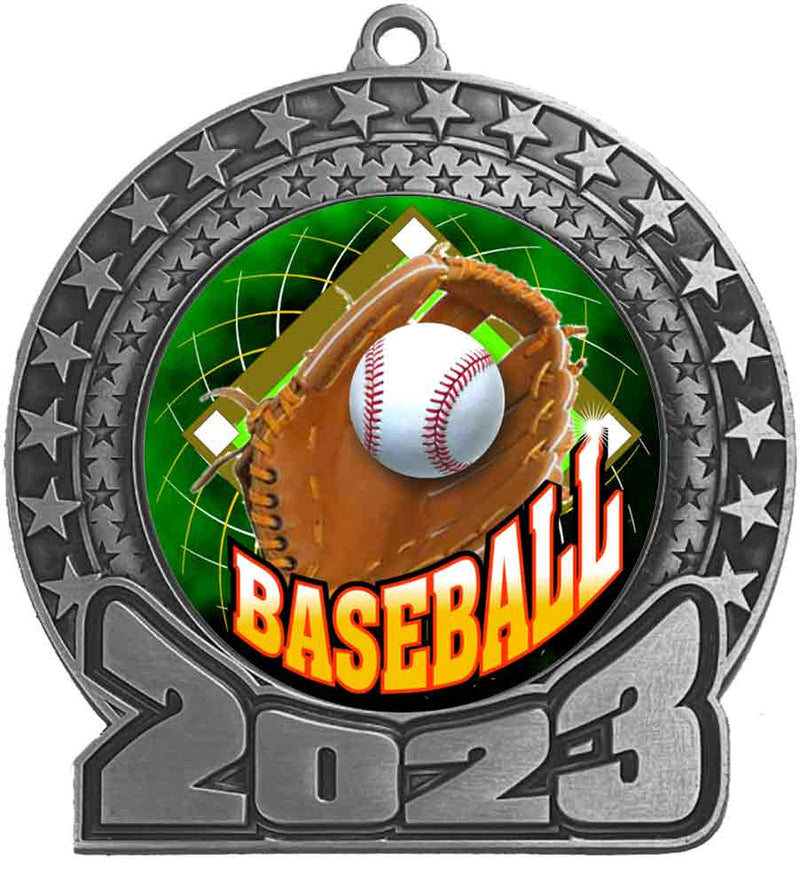 2023 Baseball Silver Insert Medal