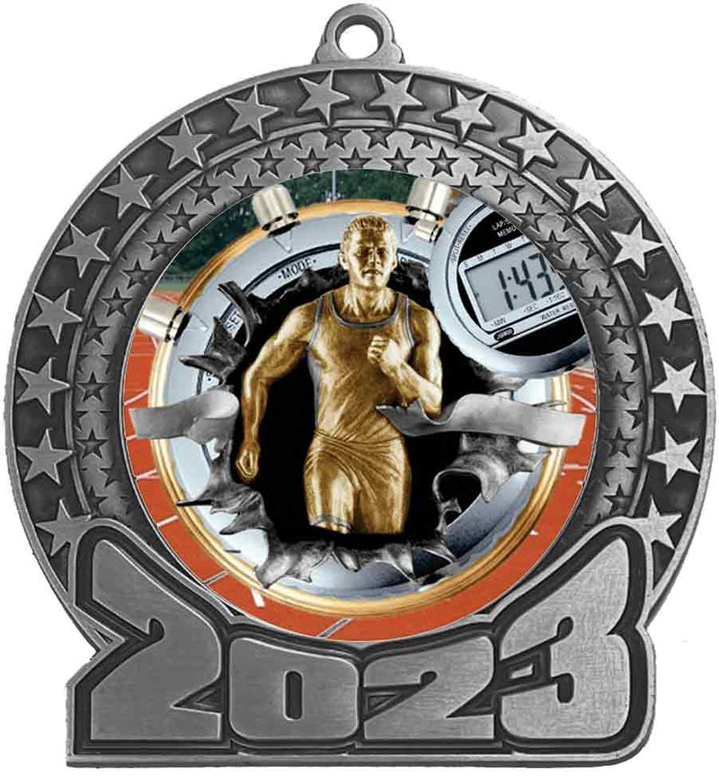 2023 Track Silver Insert Medal
