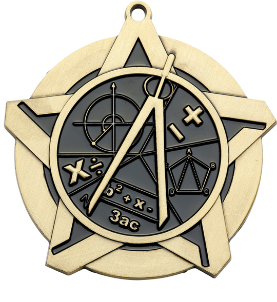 Super Star Math Medal