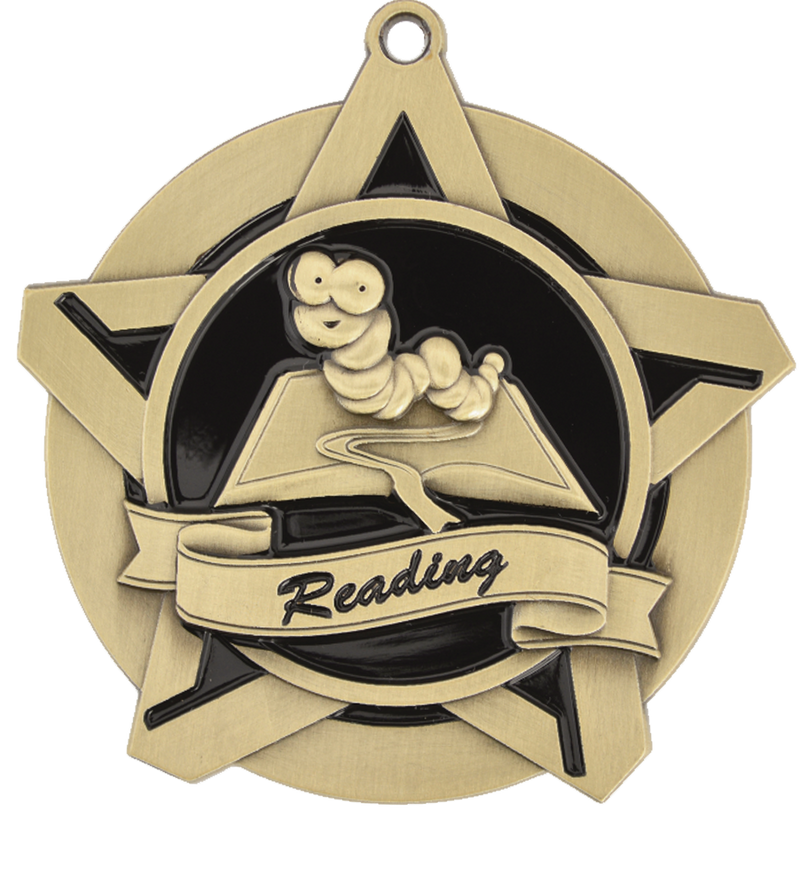 Gold Super Star Reading Medal