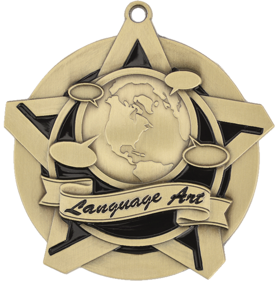 Super Star Language Arts Medal