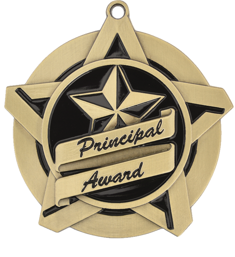 Gold Super Star Principal Award Medal