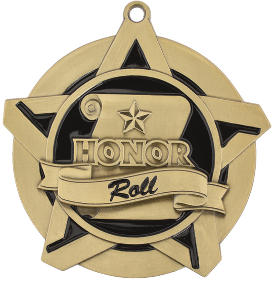 Super Star Honor Roll Medal