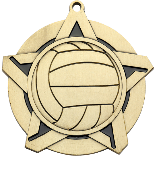 Super Star Volleyball Medal