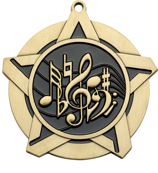 Super Star Music Medal