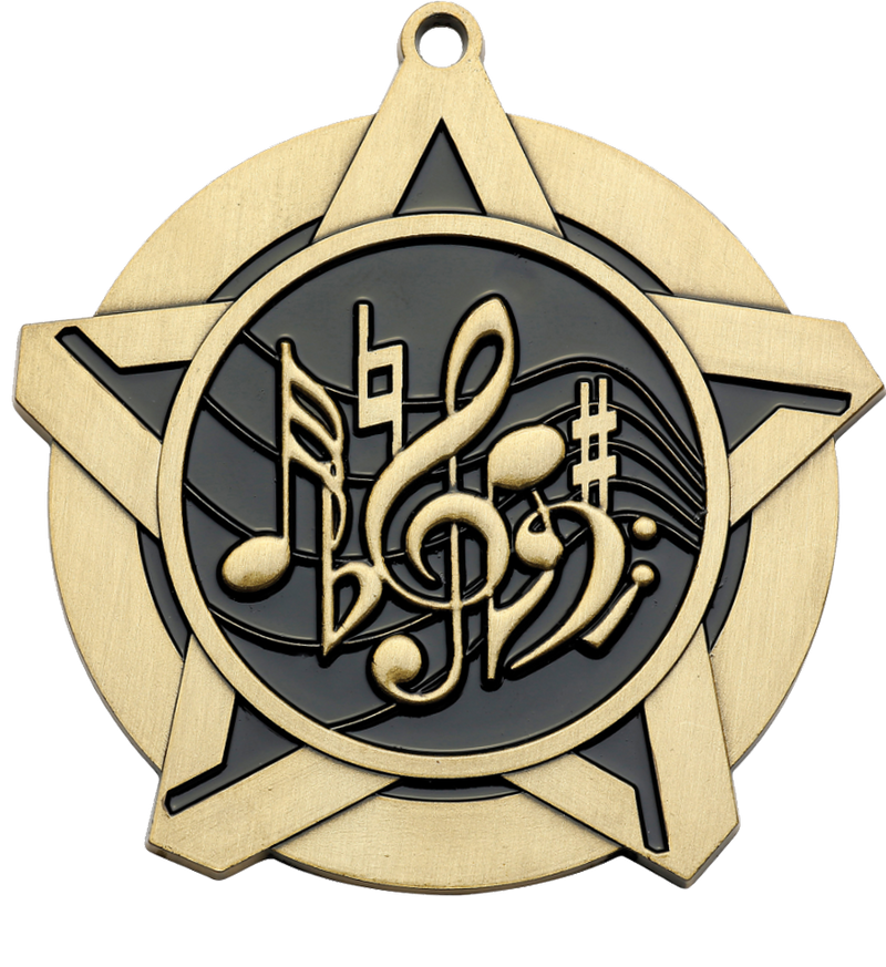 Gold Super Star Music Medal