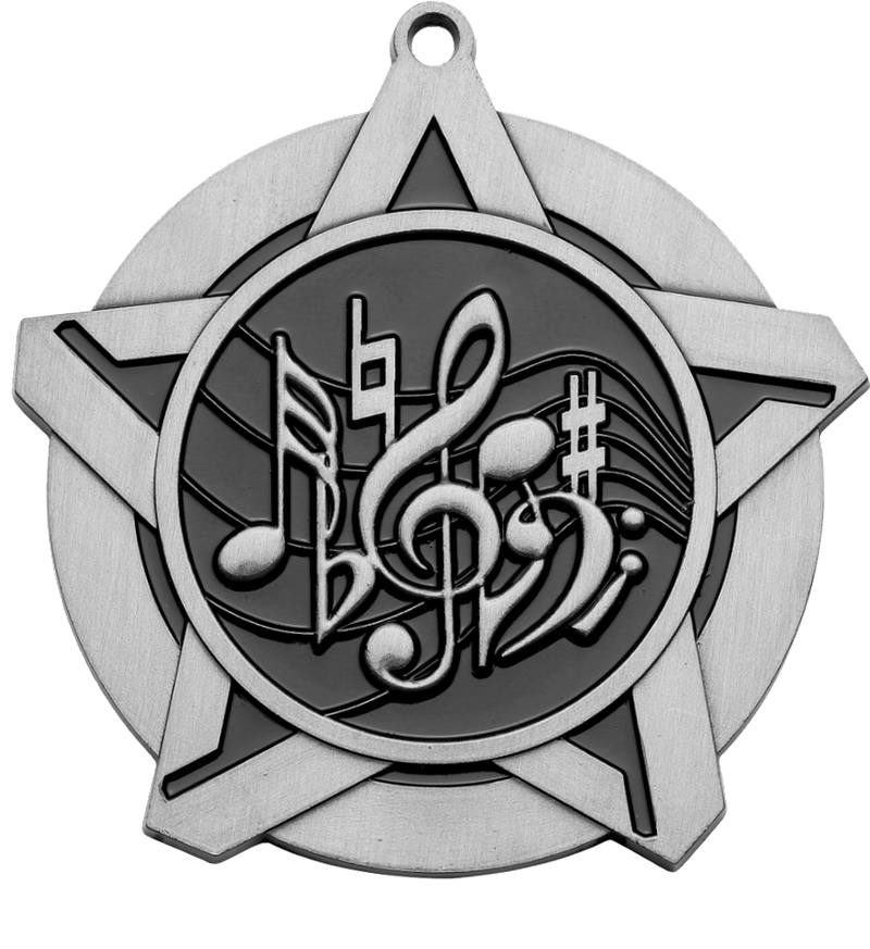 Silver Super Star Music Medal