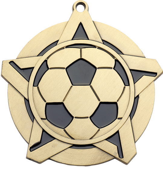 Super Star Soccer Medal