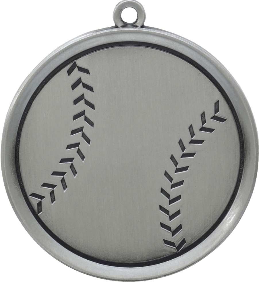 Silver Premier Baseball Medal