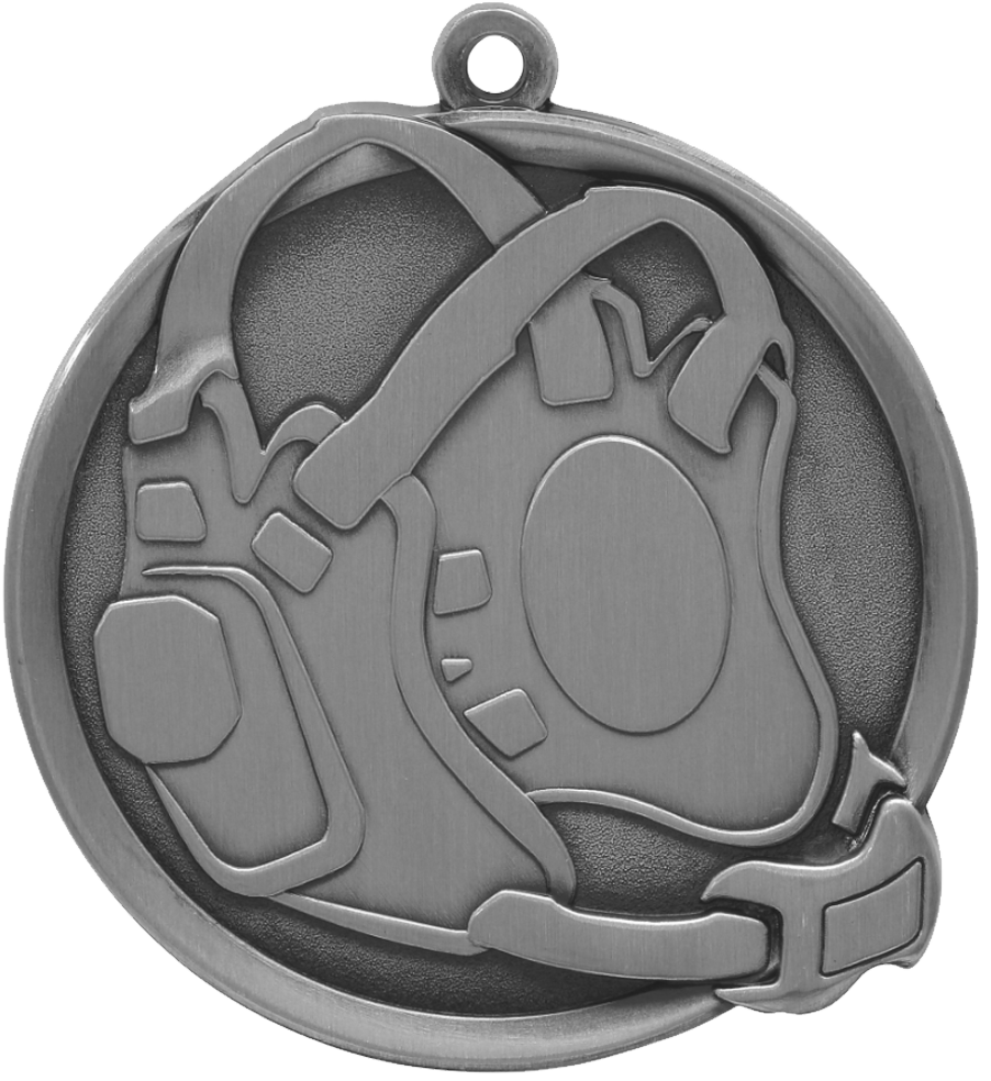 Silver Premier Wrestling Medal