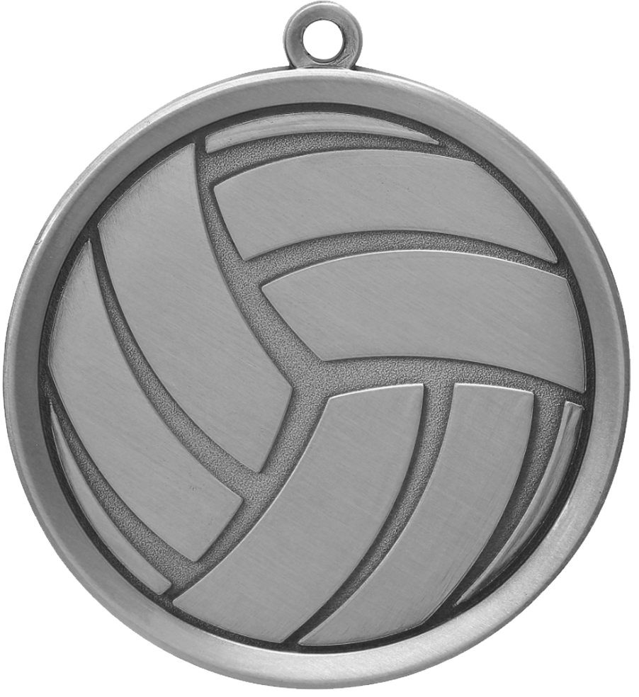 Silver Premier Volleyball Medal