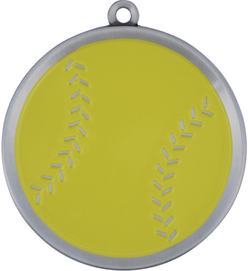 Silver Premier Softball Medal