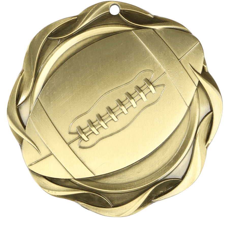 Gold Fusion Football Medal