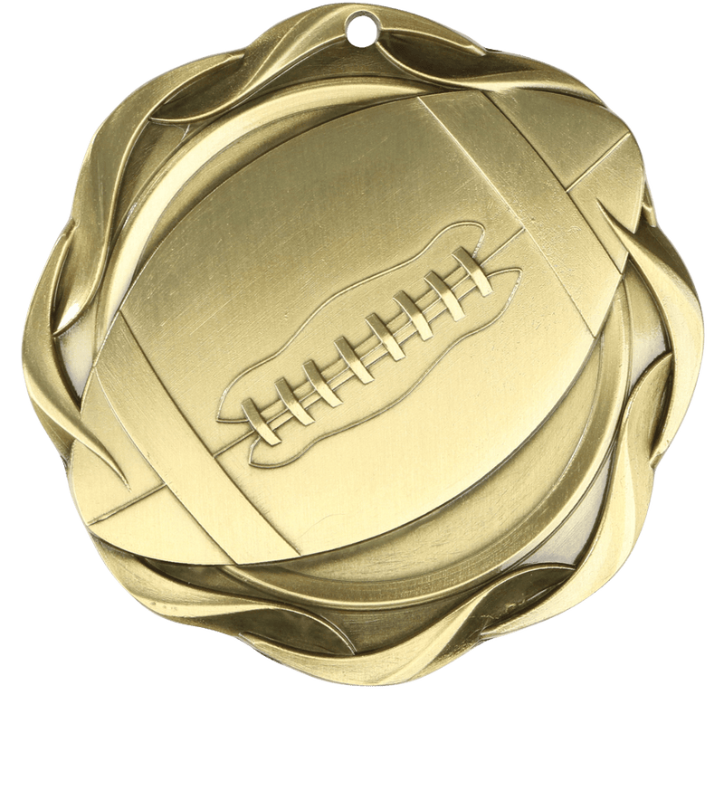 Gold Fusion Football Medal