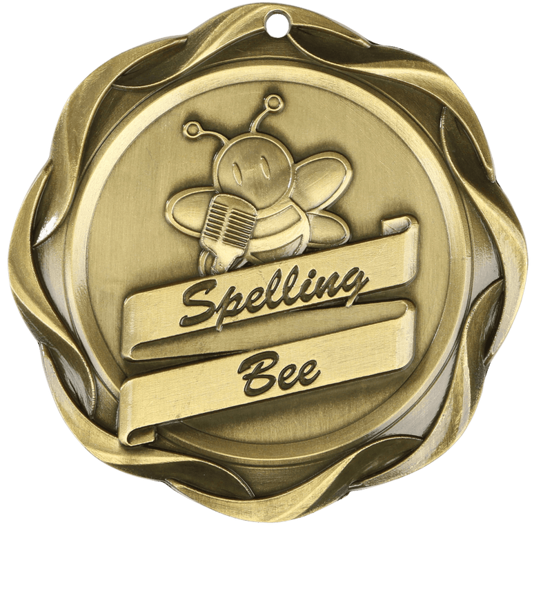 Gold Fusion Spelling Bee Medal