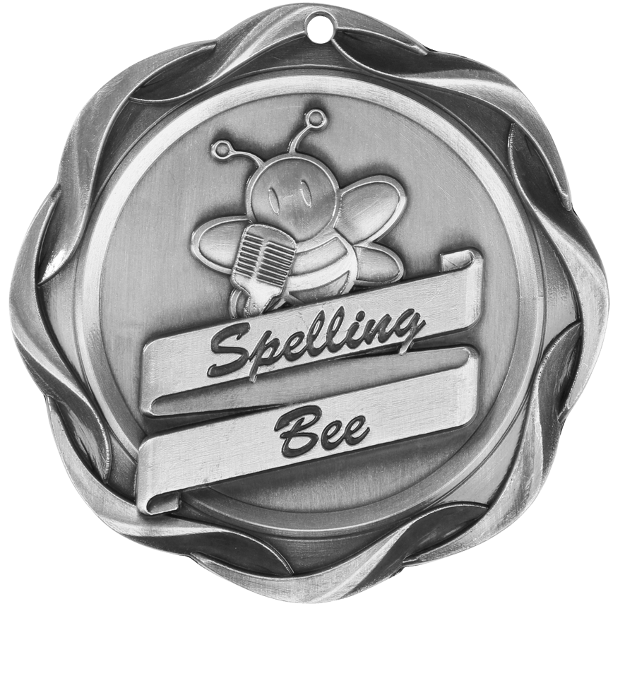 Silver Fusion Spelling Bee Medal