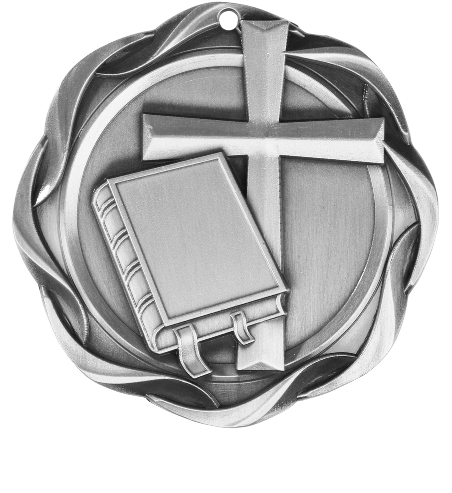 Silver Fusion Religion Medal