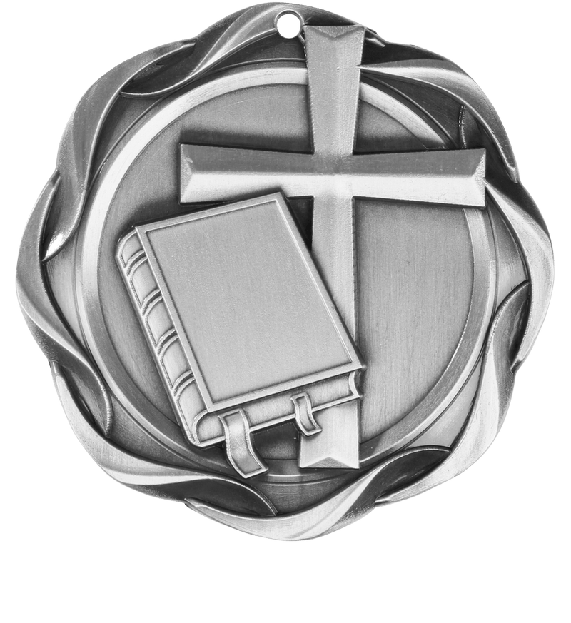 Silver Fusion Religion Medal