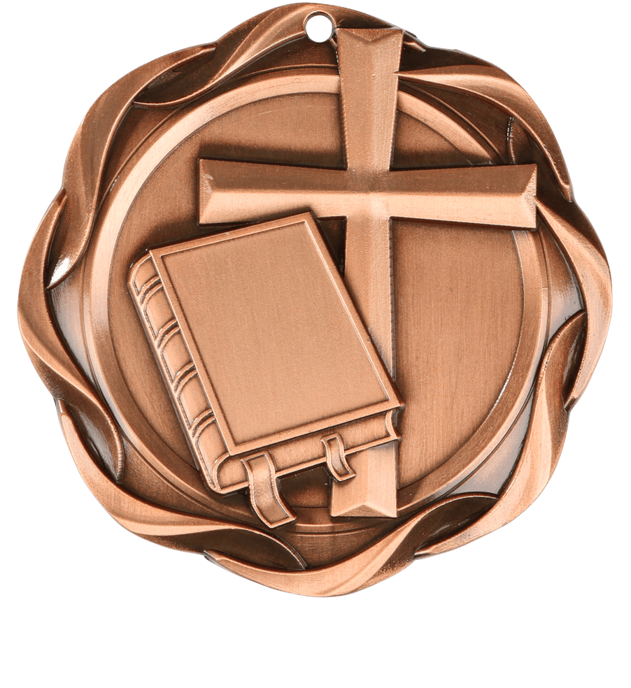 Bronze Fusion Religion Medal