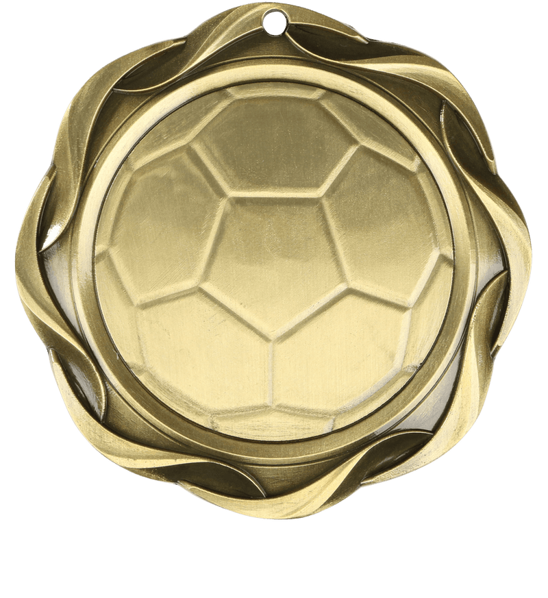 Gold Fusion Soccer Medal