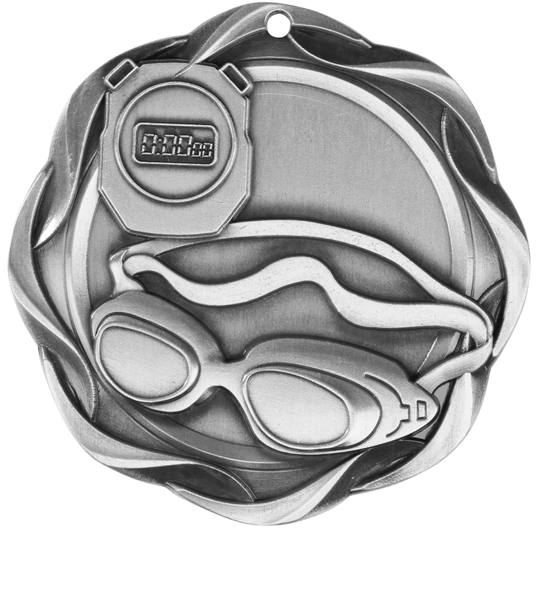 Silver Fusion Swim Medal