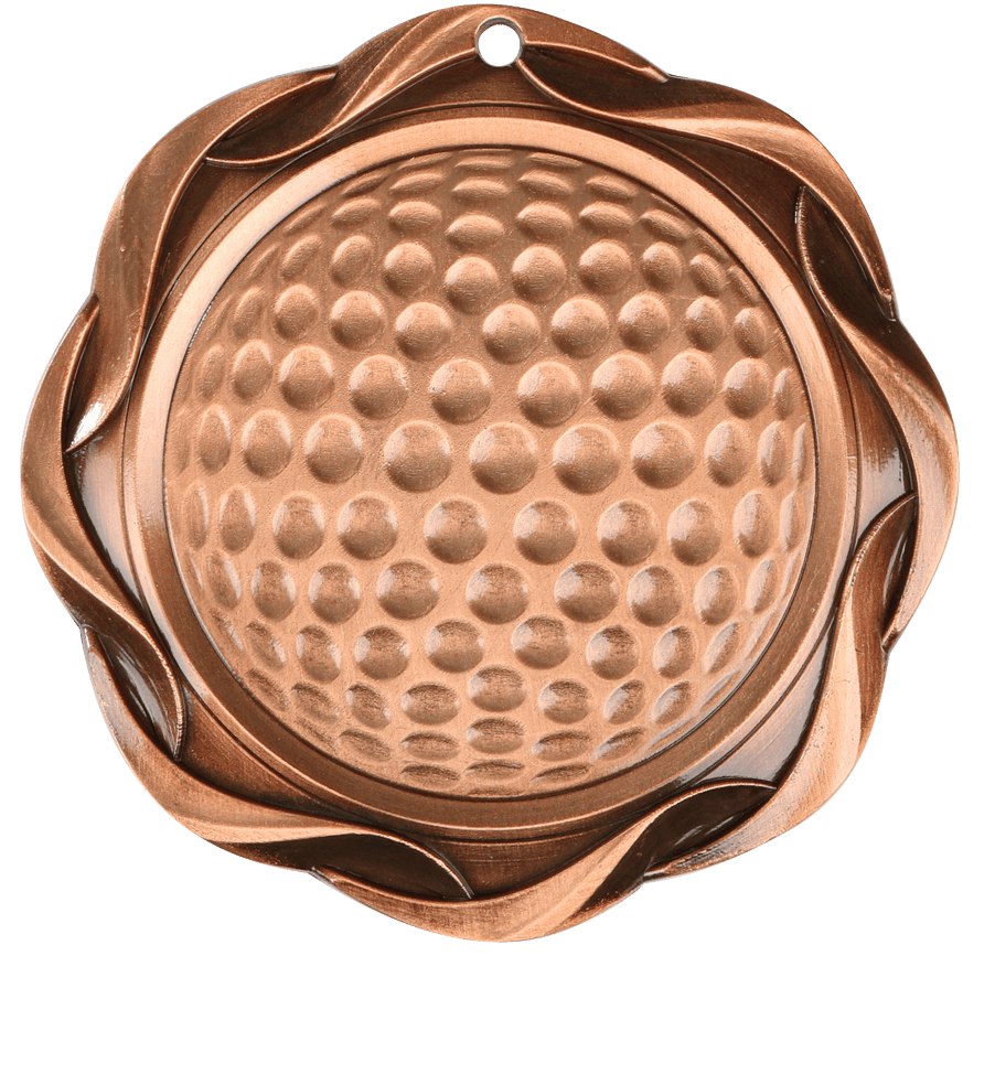 Bronze Fusion Golf Medal