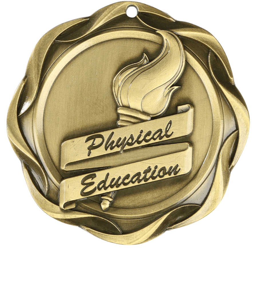 Gold Fusion Physical Education Medal