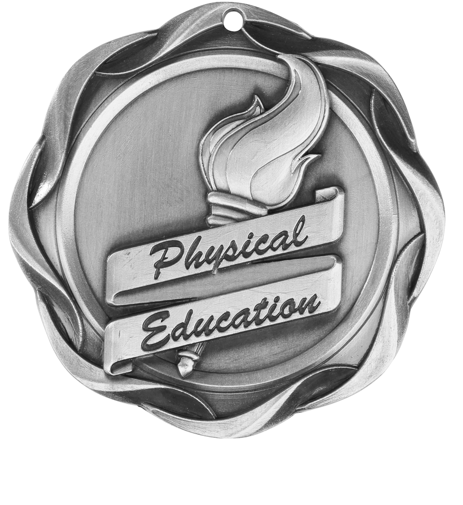 Silver Fusion Physical Education Medal