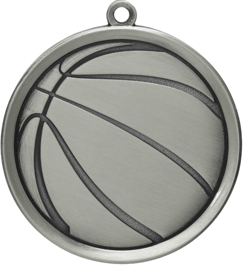 Silver Premier Basketball Medal
