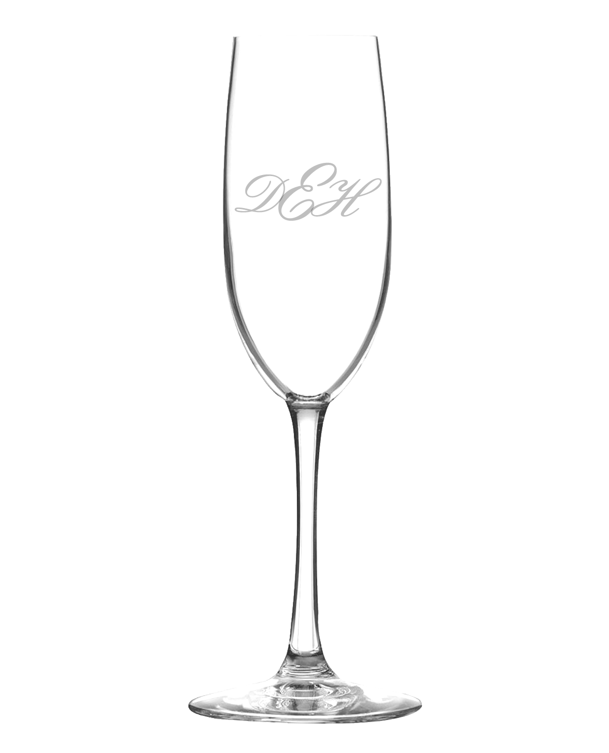 Custom Engraved Champagne Flute No Minimums