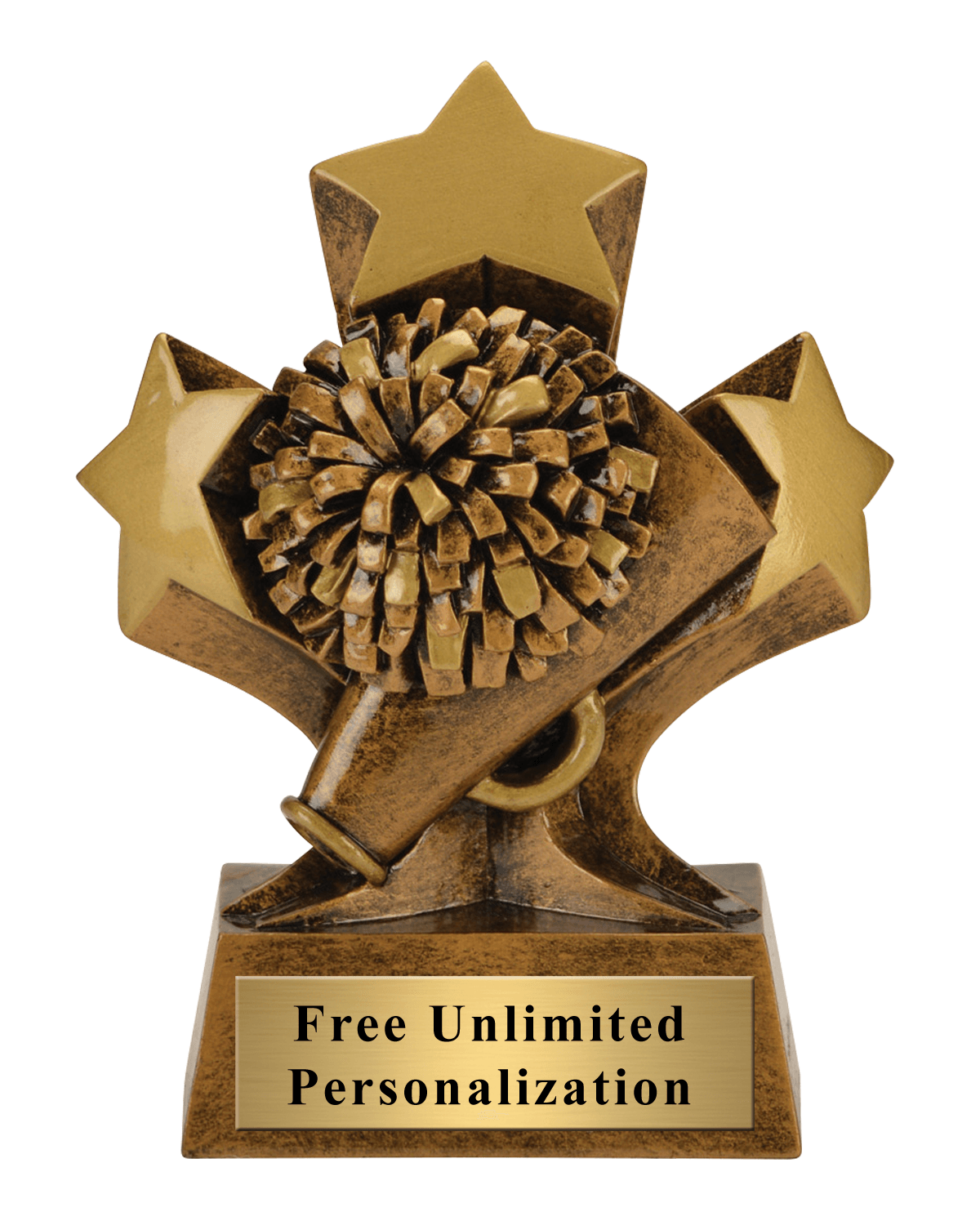 Tri-Star Cheer Trophy