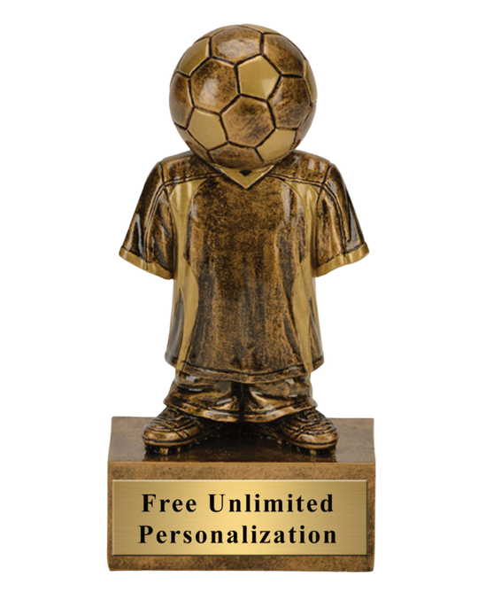 Little Soccer Trophy Guy