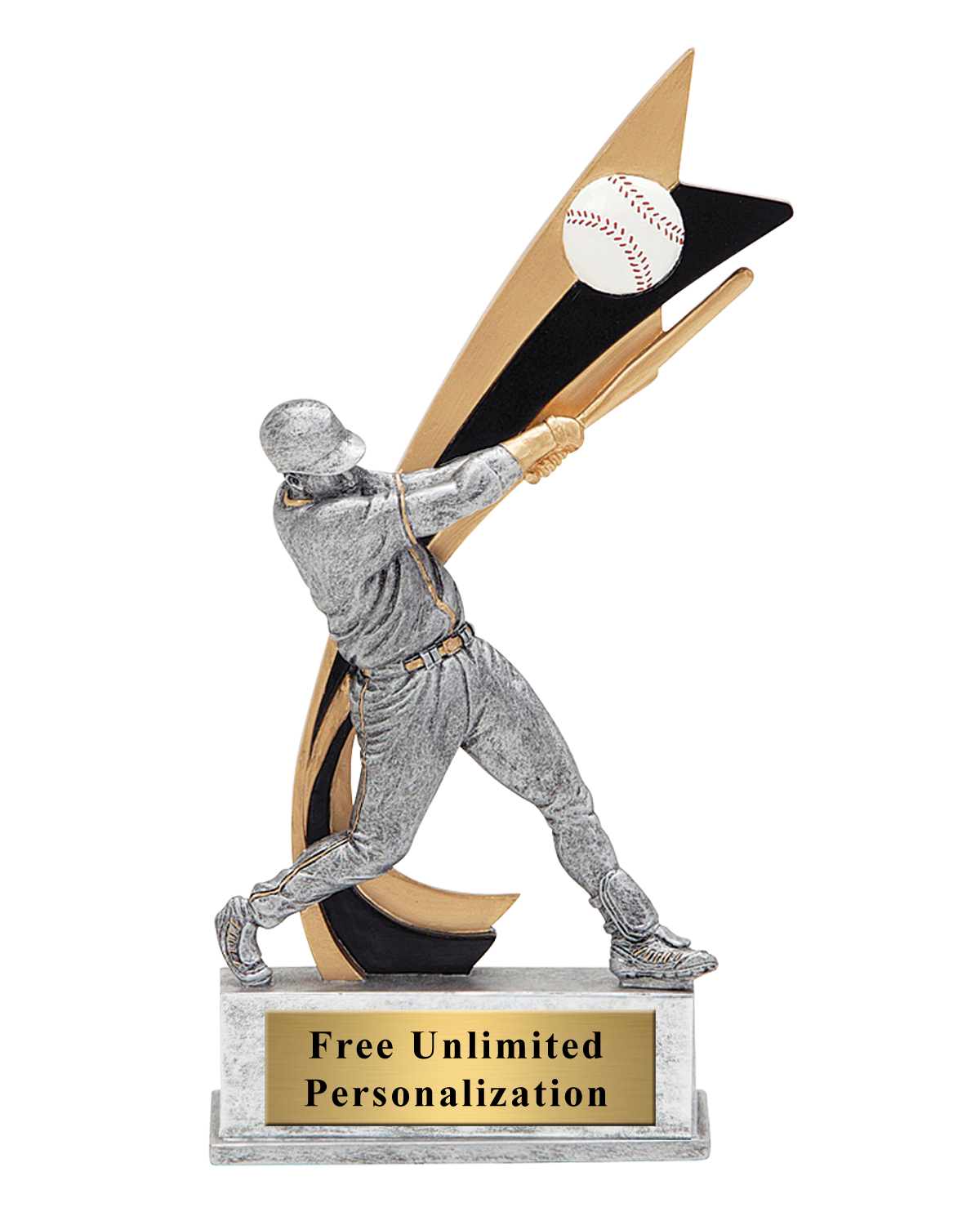 Live Action Baseball Trophy - Male