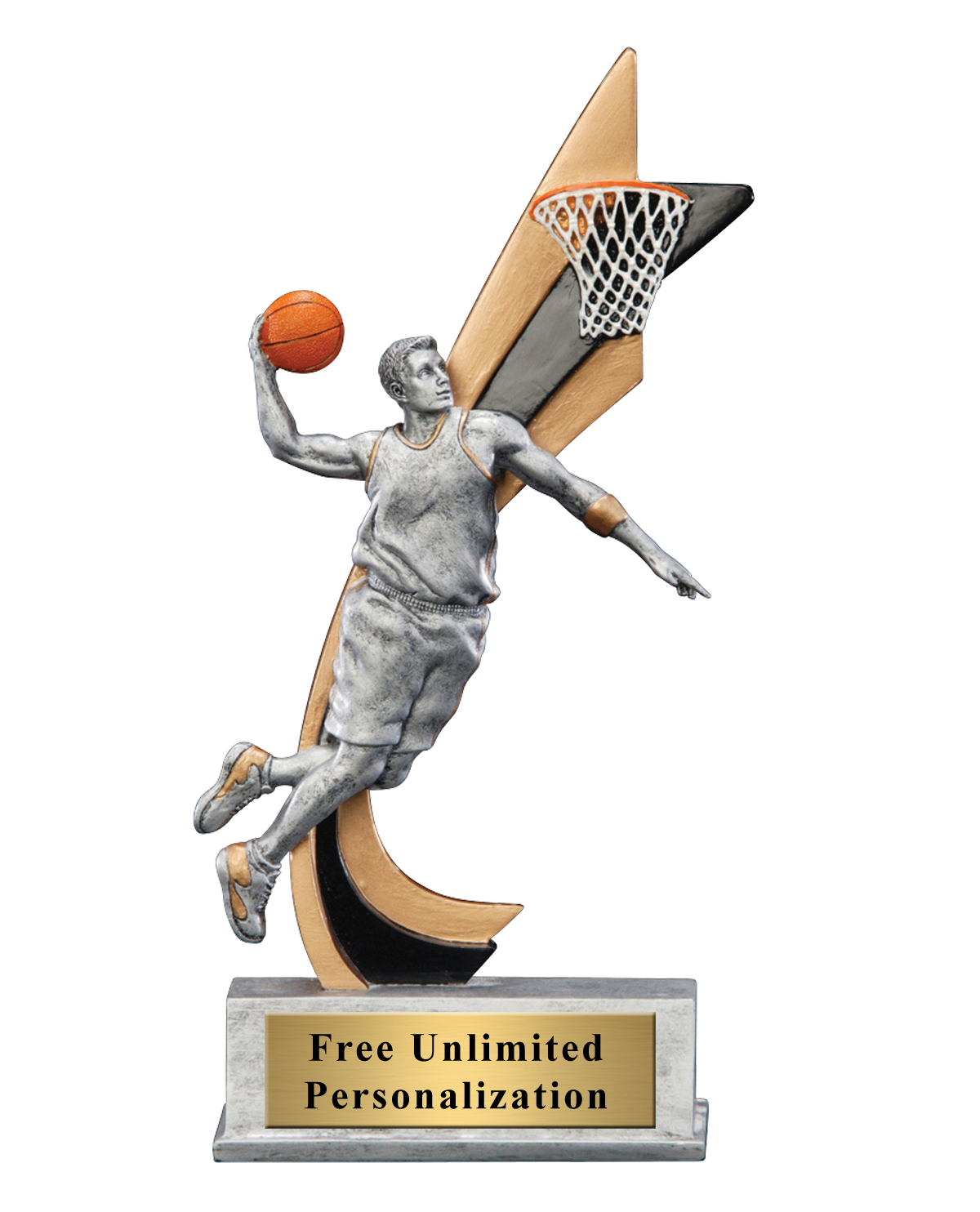 Live Action Basketball Trophy - Male