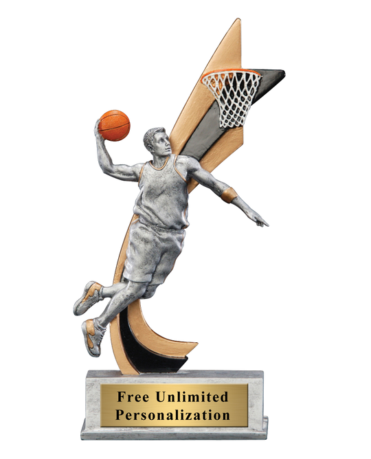 Live Action Boys Basketball Trophy