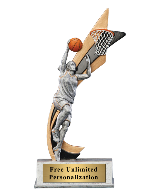 Live Action Girls Basketball Trophy
