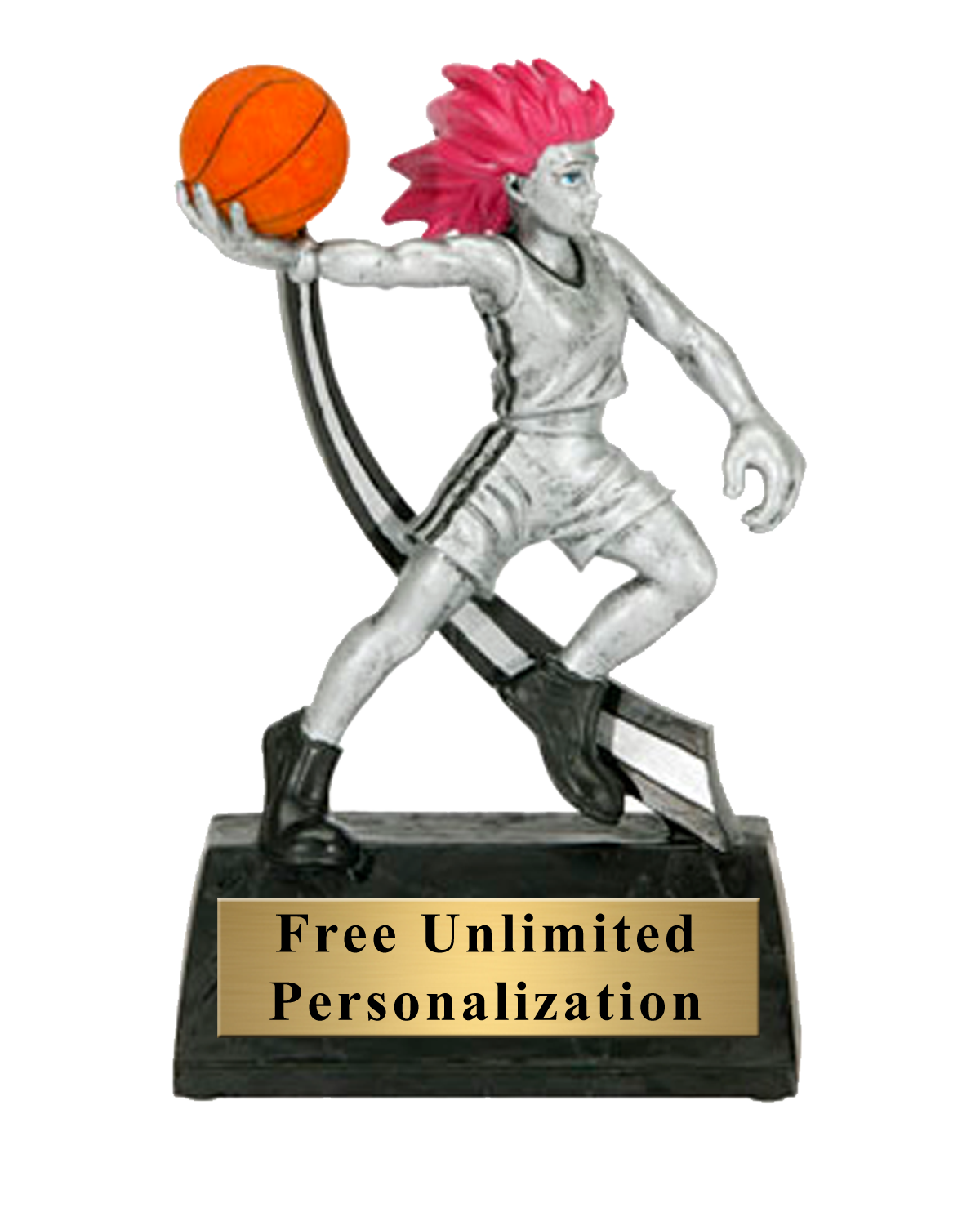 Wild Woman Basketball Trophy