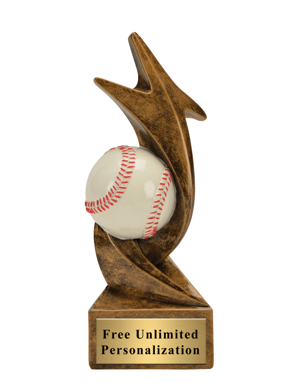 Star Storm Baseball Trophy