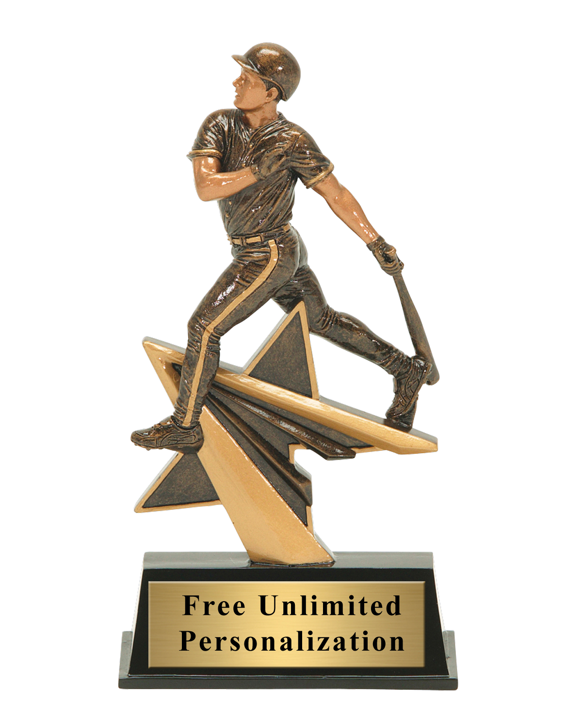 Star Power Baseball Trophy - Male