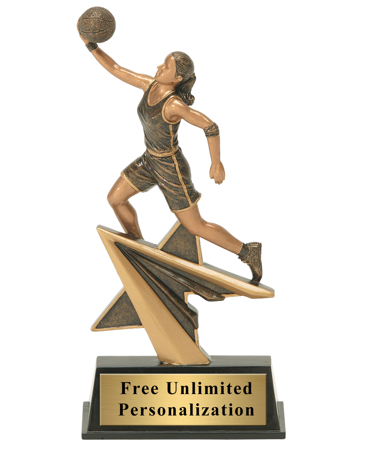 Star Power Basketball Trophy - Female